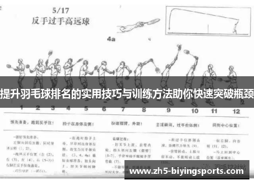 提升羽毛球排名的实用技巧与训练方法助你快速突破瓶颈