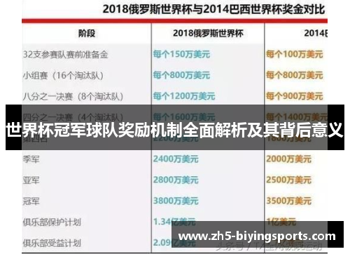世界杯冠军球队奖励机制全面解析及其背后意义
